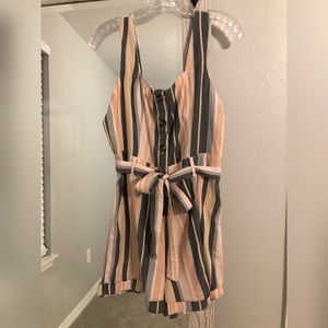 🌺 AE Striped Romper NWOT Sz Med 🌸